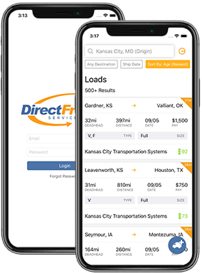 Direct Freight Services: Simplifying Load Searches with Efficiency