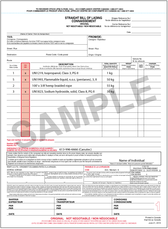 Shipping Documents